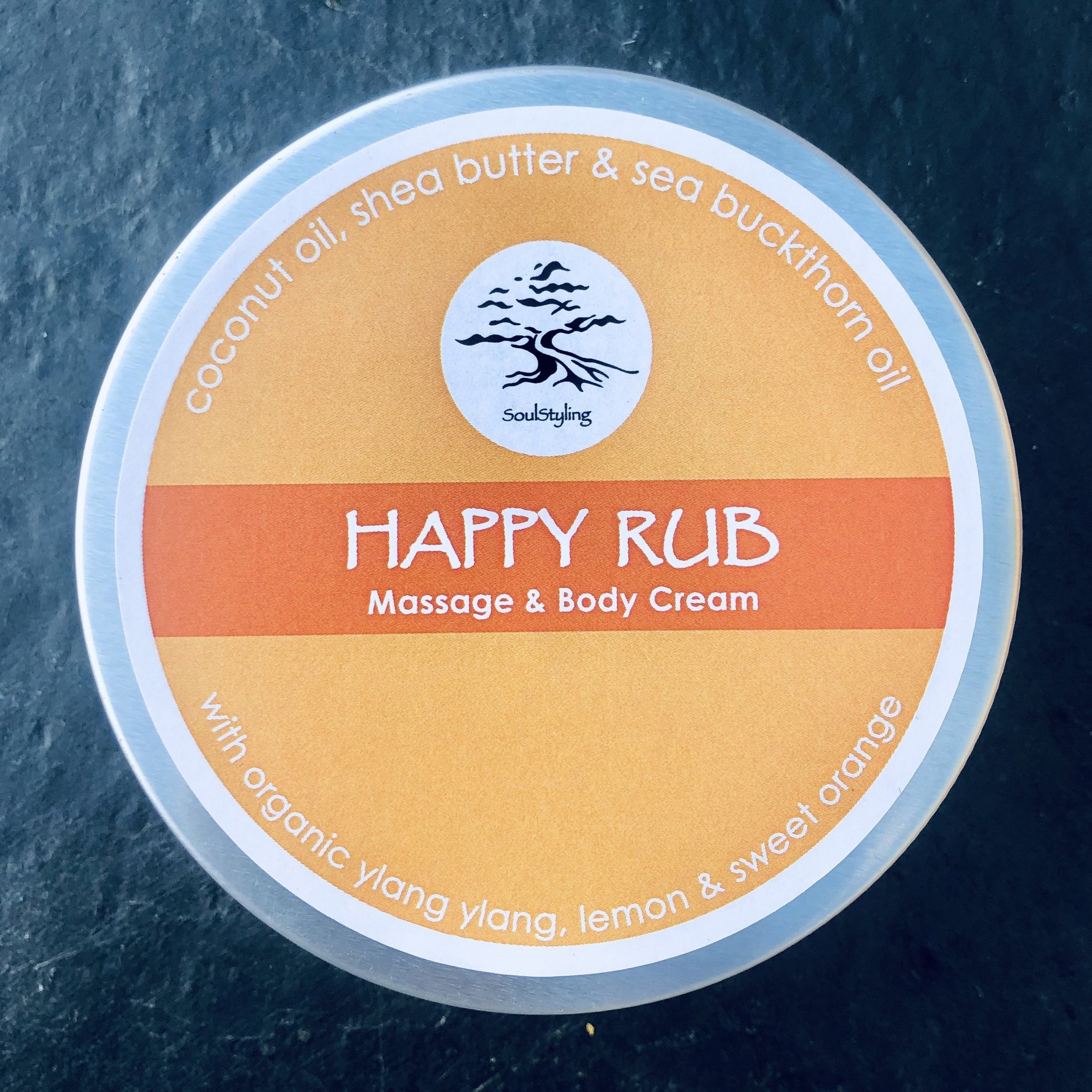 SoulStyling Happy Rub - Massage and Body Cream – Lifestyling Kitchen